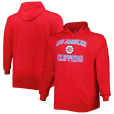 LA Clippers Big & Tall Heart & Soul Pullover Hoodie - Red
