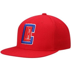LA Clippers Mitchell & Ness Ground 2.0 Snapback Hat - Red