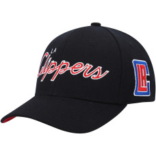LA Clippers Mitchell & Ness MVP Team Script 2.0 Stretch Snapback Hat - Black
