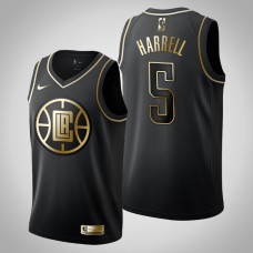 Los Angeles Clippers Montrezl Harrell #5 Golden Edition Black Jersey