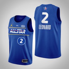 Men's Los Angeles Clippers Kawhi Leonard #2 2021 NBA All-Star Western Jersey Gold