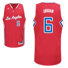 Deandre Jordan Los Angeles Clippers #6 Revolution 30 Swingman Road Jersey