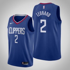 Men's Los Angeles Clippers Kawhi Leonard #2 Blue Icon Jersey