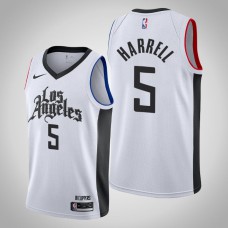2019-20 Clippers Montrezl Harrell #5 White City Jersey