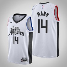 2019-20 Clippers Terance Mann #14 White City Jersey