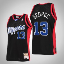 Los Angeles Clippers Paul George Reload 2.0 Throwback 90s Jersey Black