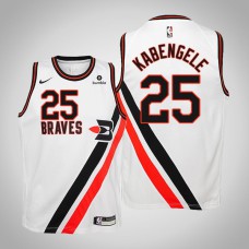 Youth Clippers 2019-20 Mfiondu Kabengele #25 White Throwback Jersey