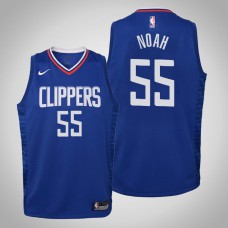 Youth Joakim Noah Clippers #55 Icon Blue 2020 Season Jersey