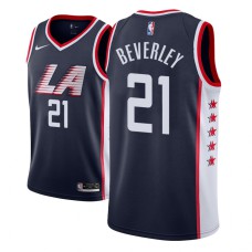 Youth NBA 2018-19 Patrick Beverley Los Angeles Clippers #21 City Edition Navy Jersey