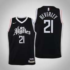 Youth Patrick Beverley Los Angeles Clippers #21 City Black 2021 Season Jersey
